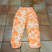 Tie dye neon joggers size xs