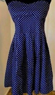 💕5️⃣Rue 21 size small polka dot strapless dress