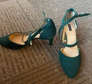 Green High heels