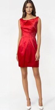 Teeze Me coral cocktail dress with pockets