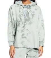 TOPSHOP Tie Dye Split Hem Hoodie in Green NWT in Medium