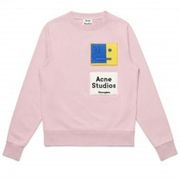 Acne Studios Cheongdam Double Patch Pink Sweatshirt, EUC, Size Medium