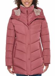 🌷NEW  Women’s Parka Hooded Walker Puffer Jacket in Mauve Pink🌷