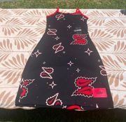 NWT  RED BANDANA DRESS