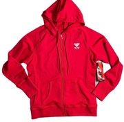 TYR Apparel Women’s Sweat Zip Hoodie Shirt - SAFSN2A - Red - Size Large - $50