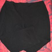 Susan Graver 3XL petite 3X 3XP black leggings