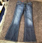 AG Adriano Goldschmied The Club Flared Jeans Womens 28R Western Stretch Denim