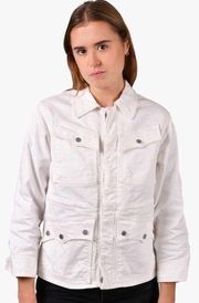 Zadig & Voltaire White Denim Jacket Size S