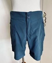 Kyodan Athletic Short Size M Blue Pockets Workout Athleisure