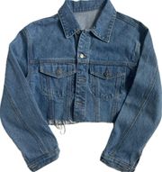 Brandy Melville (John Galt) Cropped Denim Jacket