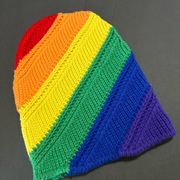 Burberry knit rainbow hat