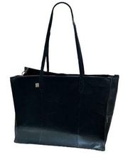 BEIS The Work Tote Black Faux Leather