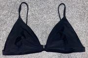 Black Triangle Bikini Top