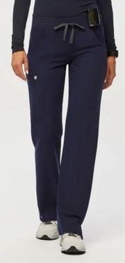 Figs Kade Cargo Scrub Pants Navy Blue Size Small