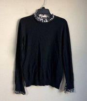 Vila Milano medium black long sleeve top