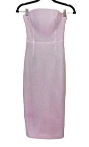INTERMIX Women's Lilac Purple Strapless Tube Top Knee Length Party Dress Size P