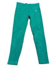 Gymshark Adapt Fleck Seamless Legging in alpine green, size Medium