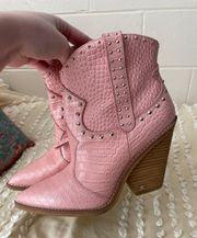 Pink Cowgirl Boots