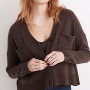 Upton Wool-Blend Cardigan Sweater in good condition. Size M