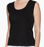 Ming Wang Black Scoopneck Tank Size Medium