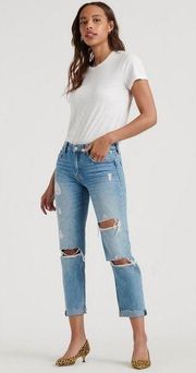 Lucky Brand Sienna Slim Boyfriend Jean Distressed in Ontario Ct Size 00 / 24