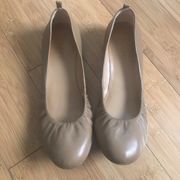 J Crew Factory Nude flats 6.5