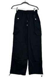 NWT Halara Black 100% Cotton Elastic Drawstring Waist Jogger Sweatpants XS