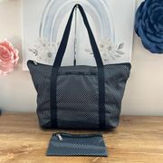 LeSportSac Mini Tote Bag Black Polka Dot