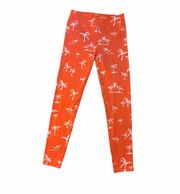 NEW  Coral Palm Print Leggings