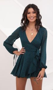 Lexi Ruffle Wrap Dress