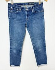 Ag Adriano Goldschmied Womens Stilt Roll-Up Cigarette Crop Denim Ankle Jean 27