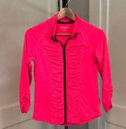 Hard candy sport hot pink zip up medium ( 7-9 )