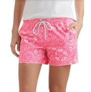 Performance Pink Printed Athletic Shorts