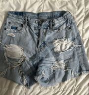 American Eagle Outfitters Distressed Jean Shorts