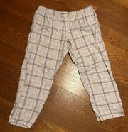 Purple Plaid Pajama Pants