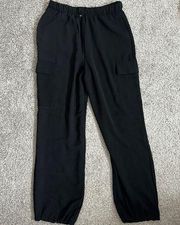 Rachel Zoe Black Cargo Jogger