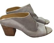 Lucky Brand Organza Leather Open Toe Mule