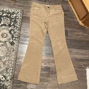 SO Y2K Tan Corduroy Low Rise Flare Jeans Size 9