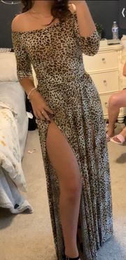 Cheetah Print Dress