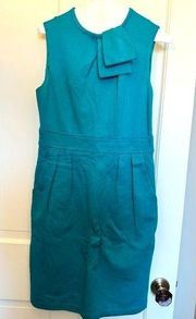 Teal green dress. Slightly stretch. Size 6. Nanette lepore.