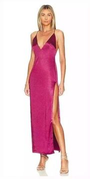 - MORE TO COME Regina Maxi
Dress in Fuchsia Size S