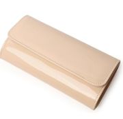 NWT Nude Patent Leather Clutch Purse