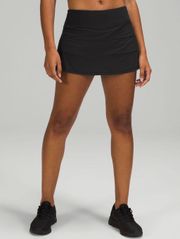 Lululemon black pace rival skirt