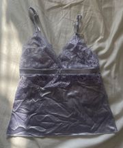 Purple Lace Cami/ Tank