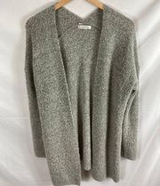 JohnPaulRichard Ribbed Knit Cardigan sweater Heather Grey size small