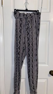 Hippie Flowy High Waisted Pants