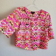 My Michelle neon abstract top