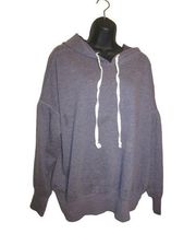 Xhilaration Women's Hooded Sweatshirt Pullover Color Purple Size XL