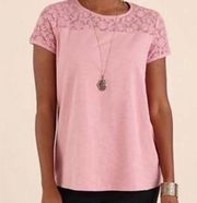 Pink Lory Lace Top