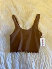 Brown Tank Top 